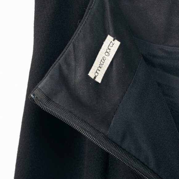Annette Gortz AW/13 Kami Black Wool-Twill Midi Pencil Skirt - Picture 7 of 10